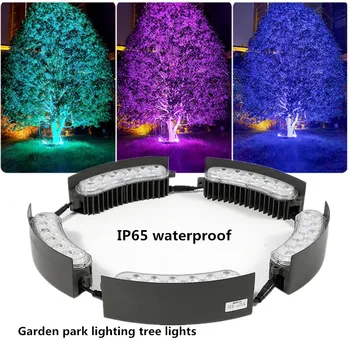 Led Tree Hug Light Poate Fi Îmbinat Peisaj De Iluminat Gradina Parc Copac De Lumină Colorate Proiecția În Aer Liber Lumini Subteran Lampa