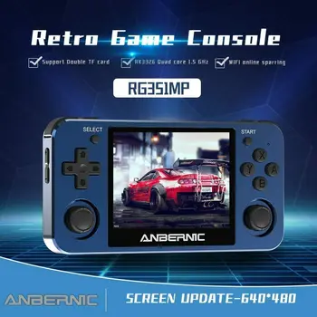 Anbernic Consolă de jocuri Portabilă RK3326 Ecran IPS de 80GB Retro Jocuri Arcade Jucător de 20 de Emulator RG351MP