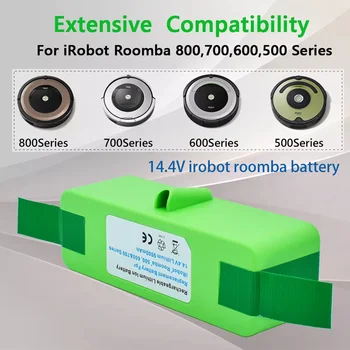 iRobot Roomba Baterie Reîncărcabilă Litiu, 14.4 V 4800mAh/6800mAh/9800mAh 500, 600, 700, 800, 560, 620, 650, 700, 770 seria
