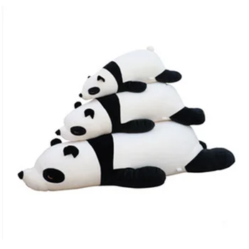 Fancytrader de Pluș Super Moale Panda Perna de Jucării Pufoase Umplute Animale Panda Perna Papusa pentru Cadouri și Decorațiuni 2 Dimensiuni Disponibil