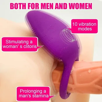 Inel de penis Penisul Sex Adult Jucărie Sexuală Pentru Cuplu Vibratoare USB Penis Inel intarzia Ejacularea Prematură de Blocare Fin Inel de Jucării Sexuale Pentru Bărbați