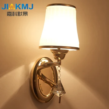 LED lampă de perete camera de zi dormitor lampă de noptieră rustic Jane Europene scara balcon perete de fundal Cristal lămpi de perete