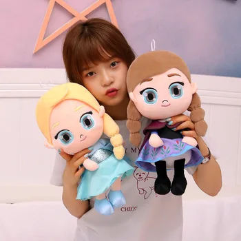 30Cm Film Anime Congelate Jucării de Pluș Drăguț Anna Elsa Papusa Drăguț Umplute Kawaii Cameră Decor Jucarii pentru Fete Natal Cadou de Crăciun