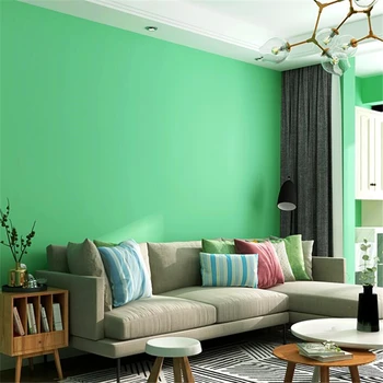 wellyu Fructe tapet verde verde proaspăt mici de culoare pură minimalist modern, dormitor, camera de zi cu TV de fundal de hârtie de perete