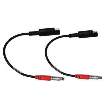 2 buc A00302 Cablu de Alimentare Compatibil GB500 1000 GR3 GR5 GPS HiPer Lite legat la 2Pin conectori cu 5 Pini