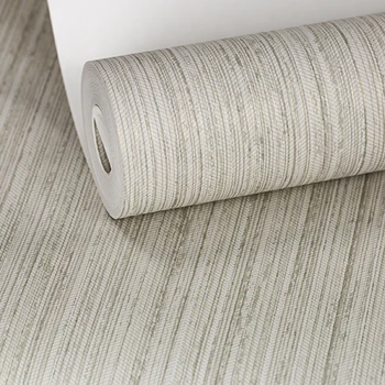Simplu Bej Gri Cu Dungi Tapet Living Decor Modern Geometrice Simple Textura Dungi Perete Solid Hârtie Murală De Fundal