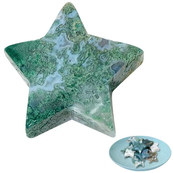 Naturale Cristal Star Decor Cristale Pentru Incepatori Piatră Prețioasă Naturale Minerale Bijuterii Acvatice Agat Cu Dinți Cristal