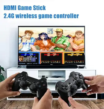 GB330 Consolă de jocuri Video 64G TELEVIZOR 4k Joc Stick-Built-in de 5000+ Jocuri, Gamepad Wireless Retro Portabil Jucător Joc De PS1/GBA