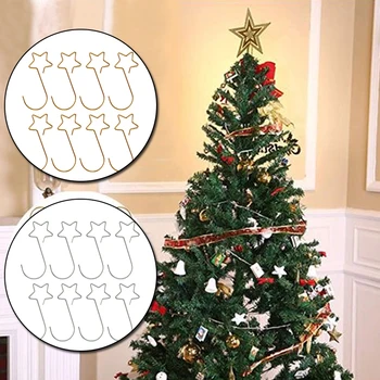 20buc/lot de Crăciun Coroană de Cârlige pentru Pomul de Crăciun Agățat Pandantiv Ornament Metal Star Decoratiuni S Cârlig Xmas Decor Acasă Noi