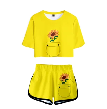 2021 Noua MINUNE OU PRIORITATEA 2 piese Set Sexy tricou de Vara Fata de Moda Casual, Seturi de cosplay Stil Femei Streetwear Haine
