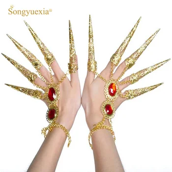 de vânzare cu amănuntul și en-gros de belly dance accesoriu de dans Indian bijuterii pavaner degetul inelar de la mâna bratara fm2252