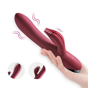 Jucarii sexuale 10 Viteza G Oală Vibrator USB Reîncărcabilă Puternic Vibrator Rabbit Vibrator pentru Femei Clitorisul Stimularea Masaj Adult