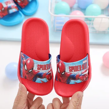 Disney pentru Copii Papuci de Vara Băiat de Desene animate Papuci de Interior de uz Casnic Baie și Papuci Moi Jos Pantofii