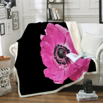 Flori de primăvară de Moda Cuverturi de Imprimare 3D Pătură de Pluș Pentru Adult Acoperă Casual, Canapea Fleece Pătură Home Office lenjerie de Pat