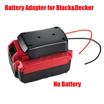 Adaptor baterie pentru Black&Decker 20V Baterie Roți Adaptor Dock Conector de Alimentare Titularul Puterii Muntele cu 14 Ecartament Robotica