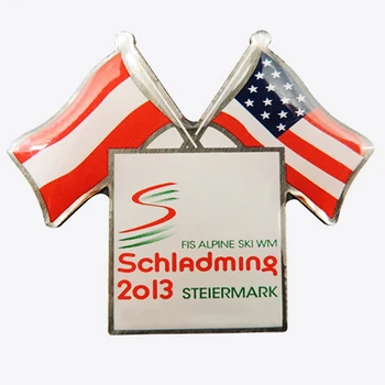 Personalizat Email Epoxidic Insigna De Vânzare Fierbinte Banner Flag Pin Insigne