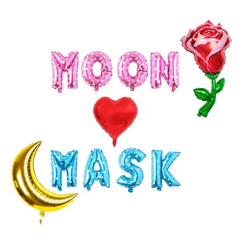 Marinar Temă Petrecere de Aniversare Decoratiuni Petrecere de Aprovizionare Set pentru Copii cu Lună Masca Banner Folie, Baloane Baloane pentru Petrecere Decor