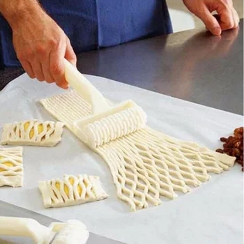 Pizza, produse de Patiserie Zăbrele cu Role Cutter din Plastic Reutilizabile Net Roata Cuțit Cutter pentru Aluat Cookie Copt Placinta Instrumente de Bucatarie Accesorii