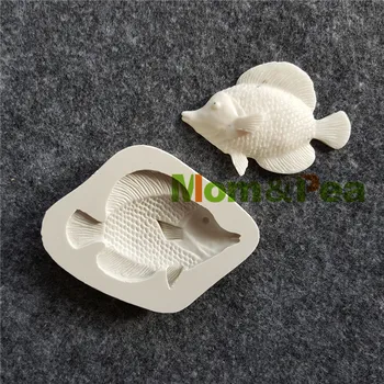 Mama&Mazare MPB0056 de Pește în Formă de Mucegai Silicon Decorare Tort Fondant Tort 3D Mucegai de Calitate Alimentară