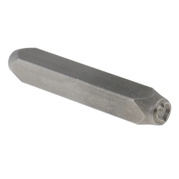 6mm Inima Metal de Design din Oțel Timbru Pumn de Metal, din Piele, Lut Instrument de Luare