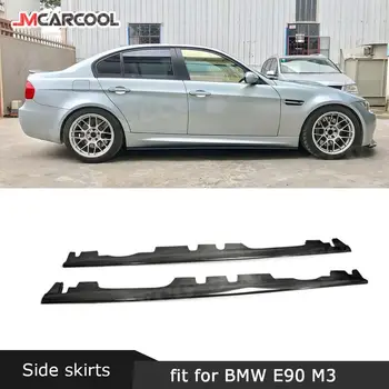 Fibra de Carbon, praguri Laterale Șorț Repartitoare pentru BMW Seria 3 E90 E92 E93 M3 2008-2013 grilajul de Styling Auto