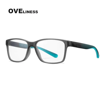 Moda Ochelari Pătrați Cadru pentru Bărbați Optice bărbați rame ochelari de vedere Miopie ochelari baza de Prescriptie medicala TR90 plin ochelari Ochelari