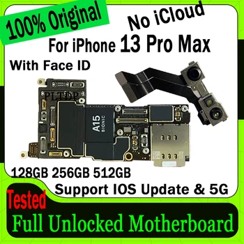 Pentru iphone 13 PRO MAX Placa de baza de 128GB, 256GB 512GB de Deblocare Original Nu icloud Pentru iphone 13 Pro Max Logica Bord Suport actualizare