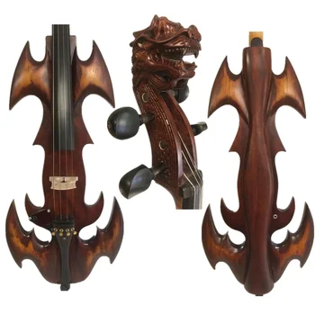 Frumos model de lux Nebun-1 art eficientizarea sculptură dragon 4/4 violoncel electric #9734