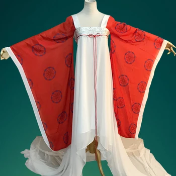 3 Modele Dinastiei Tang Princess Maneca Larga, cu Talie Înaltă Costum de Zână Hanfu pentru Filmul Legenda Demonului Pisica