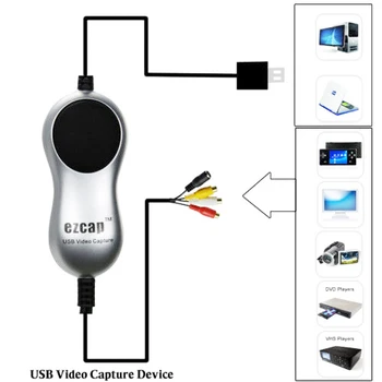 Ezcap170 Card de Captura Video HD Video Converter Recorder USB 2.0 DVD VHS DVR Camera Video de Înregistrare Audio pentru Windows 10, 8.1 7 PC