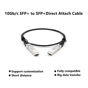 10G SFP+ DAC DE 0,5-3M de Mare Viteză Pasiv Direct Atașați Cablul de Cupru 24-30AWG,Pentru Cisco,Huawei Și Alte Echipamente Fibra Optica