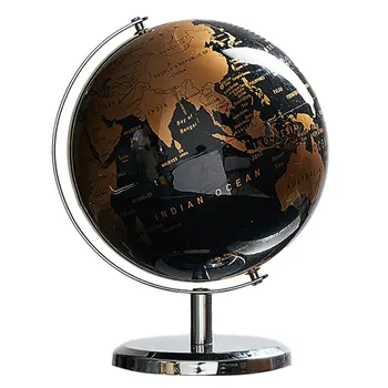 Glob de Învățământ Geografic Modern Decor de Birou Cu Baza de Metal Bibliotecă Decoratiuni Glob Cadouri pentru Copii