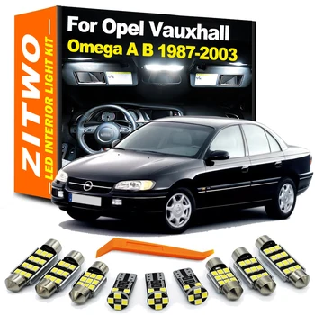 ZITWO LED-uri de Interior Dome Harta Portbagaj Bec Kit Pentru Opel Vauxhall Omega B 1987- 1996 1998 1999 2000 2001 2002 2003 Canbus