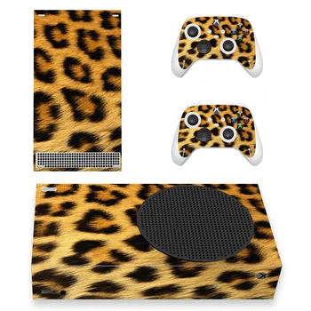 Leopard de Imprimare Stil Xbox Seria S de Piele Autocolant pentru Console & 2 Controlere Decal Vinil de Protecție Piei de Stil 1