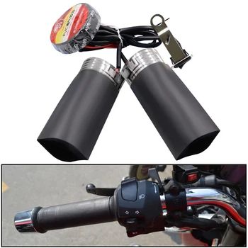Motocicleta Mânere Încălzite Ghidon cu Comutator Independente 12V animale de COMPANIE Metal de Film de Încălzire Cald Kit Pentru Motocicleta E-Bike