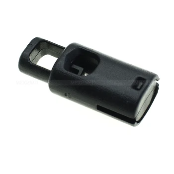 500pcs/pachet Cablu Dop de Blocare Cilindru Butoi de Plastic de Comutare Clip Cablu Catarama Pentru Accesorii de Îmbrăcăminte Negru
