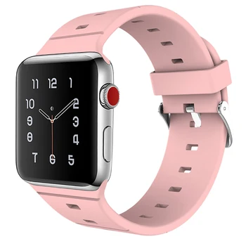 Ceas inteligent Trupa Pentru Apple Ceas Bratara Silicon Moale Curele de Ceas Pentru Apple Watch Seria 1 2 3 iWatch Înlocuire Watchbands