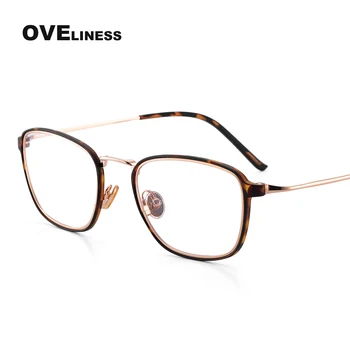 Moda Retro, rame ochelari de vedere Optic Vintage Rama de Ochelari pentru Femei, Bărbați Miopie ochelari baza de Prescriptie medicala coreean Metal ochelari