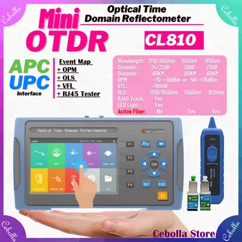 CL810-7U/A 810-5U/UN MIni-OTDR 1610nm 20dB 60 KM de Fibră Optică Reflectometru Sprijin Activ Fibre Ecran Tactil OPM VFL OLS