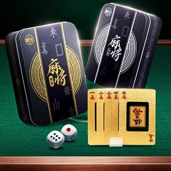 Poker Carduri PVC Mat Mahjong Carti de Joc Pentru Adulti Călătoresc Pachete de Cărți pentru Adulți Favoruri de Partid Și Idei de Cadouri Pentru Adolescenti Si