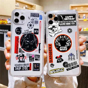 Cavaler Jedi Star Wars Telefon Caz Pentru Apple iPhone 14 13 12 11 SE XS XR X 7 8 6 5 mini Plus Pro MAX 2020 Capac Transparent