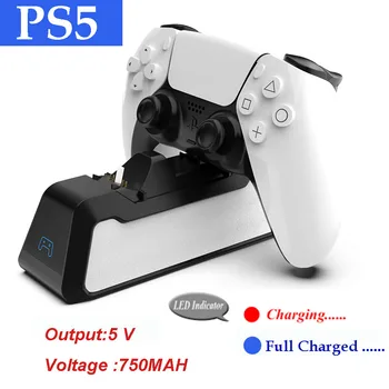Dual Încărcător Rapid pentru PS5 Controler Wireless USB 3.1 Tip-C încărcător Stație de Andocare pentru Sony PlayStation5 Joystick Gamepad