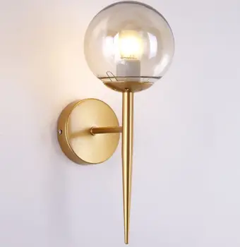 Nordic retro creative minge de sticlă lampă de perete modernă post dormitor simplu lampă de noptieră living, sufragerie, coridor iluminat
