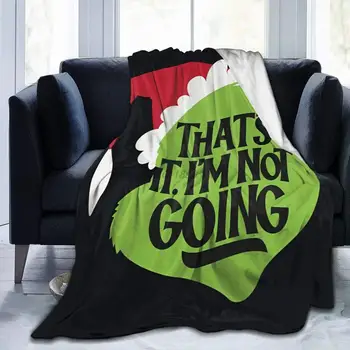 Citat de Crăciun Ultra-Moale Micro Fleece Pătură de Canapea pentru Adulti Sau Copii