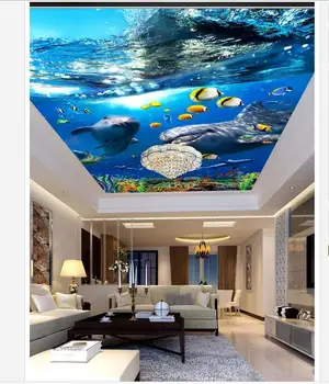 3d tapet personalizat murale 3d tapet non-țesute Orbitor ocean plafon fresce frumusețea perete decor acasă