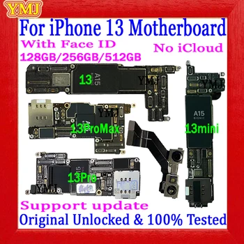 Livrare gratuita Suport de actualizare IOS & 5G Pentru iPhone 13 Pro Max Placa de baza de Deblocare Original Nu icloud Pentru iPhone 13 logica placa de Test