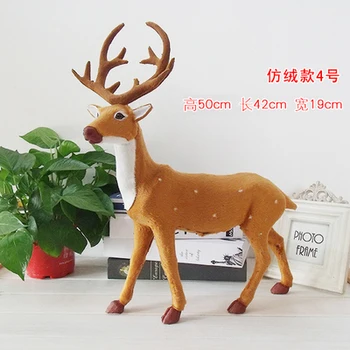 simulare de animale cerb sika jucărie 50x42x19cm model,realiste cerb jucărie acasă decorare cadou w004