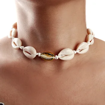 10buc Alb DIY Sea Shell Bijuterii Accesorii pentru Femei Scoici Cercei Bratara Colier Bijuterii de Decor de Moda Boem