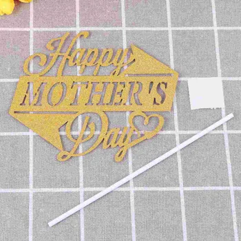 Tort Fericit Topper Ziua De Naștere Mama S Mamele Decoratiuni Torturi De Aur Cupcake Toppers 