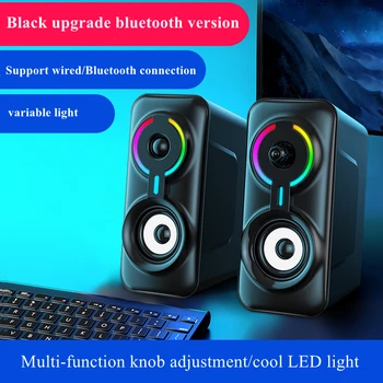 Acasă desktop speaker de calculator notebook, telefon mobil wireless speaker joc RGB emițătoare de lumină difuzor bluetooth difuzoare duale